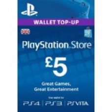 SONY PlayStation Network Wallet Top Up £5 - UK
